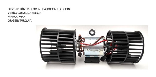 Motoventilador Calefaccion Skoda Felicia 