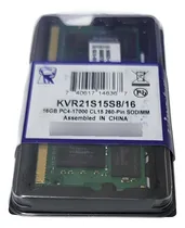 Comprar Ddr4 16gb 2133mhz Sodimm Kvr21s15s8\u002F16 Kingston Nuevas 