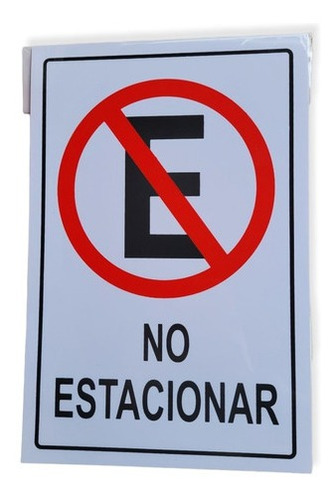 Señaletica Adhesiva No Estacionar 30cm ×20cm Ancho/ferreup