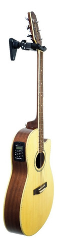 Suporte De Parede Para Violão E Guitarra, Trava Automática C