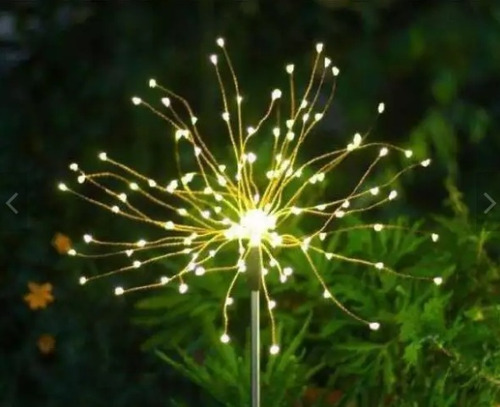 Luz Solar Navidad Hadas Fuego Artificial Luces Led Navidad