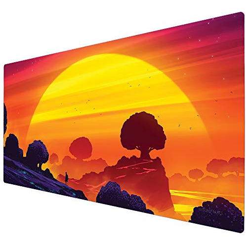 Extended Gaming Mouse Pad, Portable Mat For Keyboard & ...