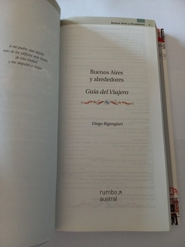 Turismo Guia Del Viajero Buenos Aires Bue Diego Bigongiari