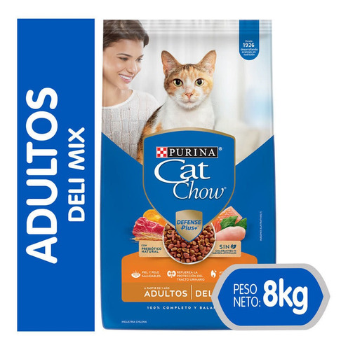 Cat Chow Adulto Delimix 8 Kilos!! Envío Gratis 
