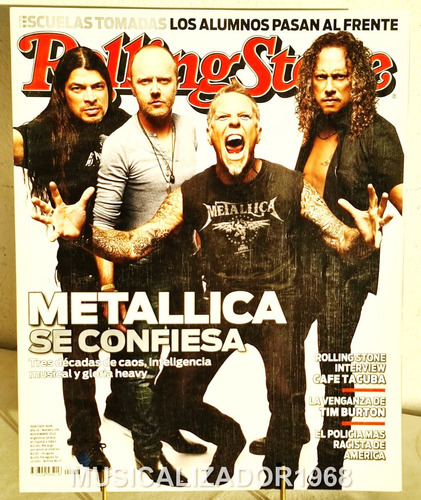 Revista Rolling Stone N# 176 Nov 2012 Metallica + Envíos