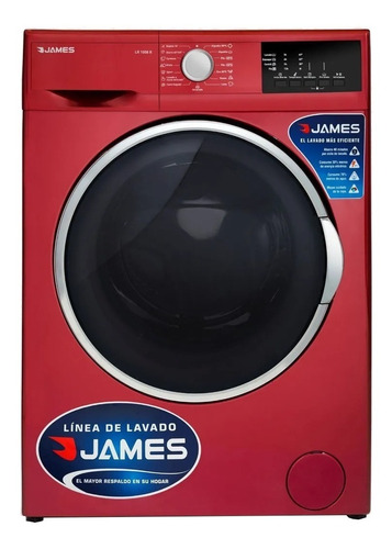 Lavarropas automático James LR 1008 rojo 6kg 220 V - 240 V