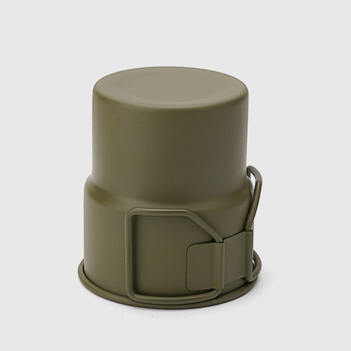 Taza Portátil De Acero Inoxidable Con Mango Plegable