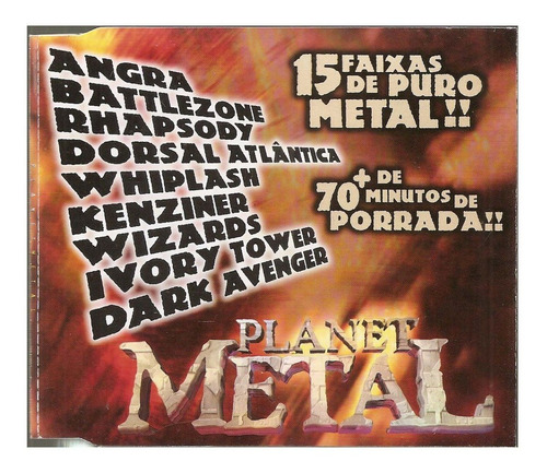 Cd Vários - Planet Metal Volume 1