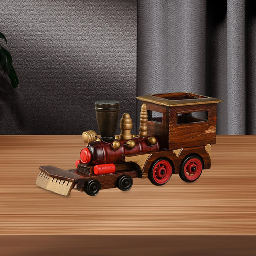Elegante Modelo De Tren De Madera Para Decoración De C