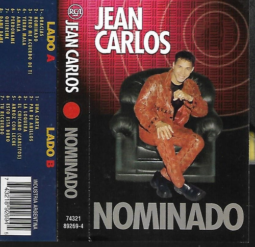 Jean Carlos Album Nominado Sello Rca Cassette