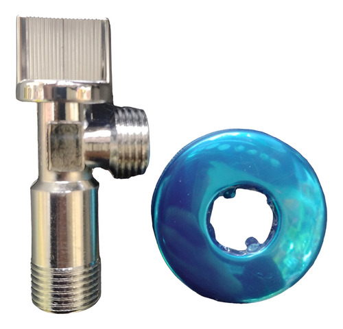 Llave Angular 1/2 He-he Para Wc + Embellecedor Ventas Rey
