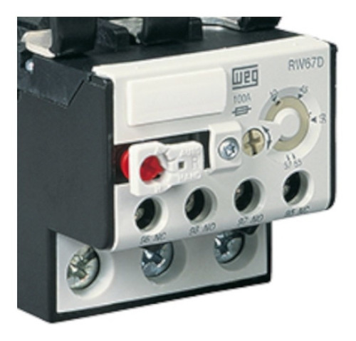 Relé Térmico Sobrecarga RW67-2D3-U057 40 - 57a - P/ CONTATOR WEG CWM50-80