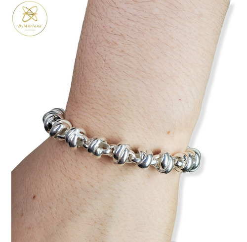 Imagen 5 de 7 de Pulsera Plata Nudo Chica