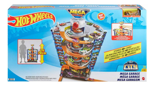 Pista Hot Wheels City Mega Garage  Gtt95