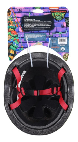 Casco Bicicleta Para Niños Tortugas Ninja Raphael