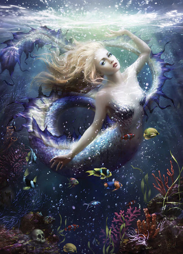 Rompecabezas Sirena En La Profundidad 1000 Pz Cobble Hill