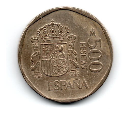 España Moneda 500 Pesetas Año 1988 Km#831