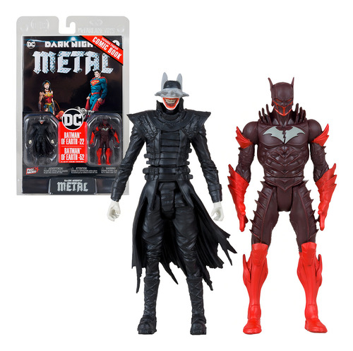 Batman que ri e Red Death Figures e quadrinhos Dc Mcfarlane