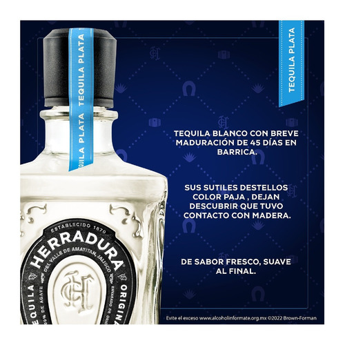 Pack De 2 Tequila Herradura Plata 950ml