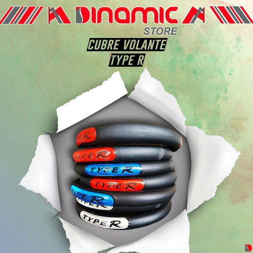 Imagen 3 de 4 de Cubre Volante Con Cubre Cinturón Type R