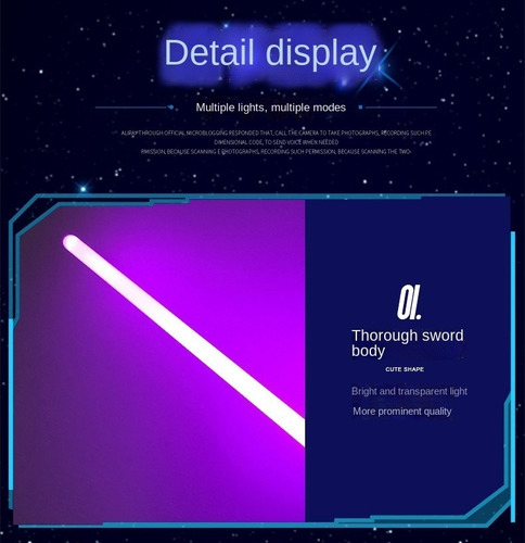 Espada Resplandeciente De Star Wars | Espada Láser