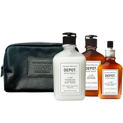 Bolso Depot, Acond. 201, Acond. 202 S/enj. Shampoo Barba 501