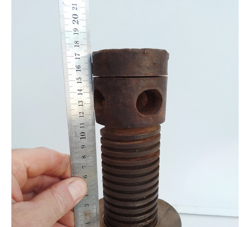 Antiguo Gato Botella Crique Mecánico A Tornillo Funciona (Usado)
