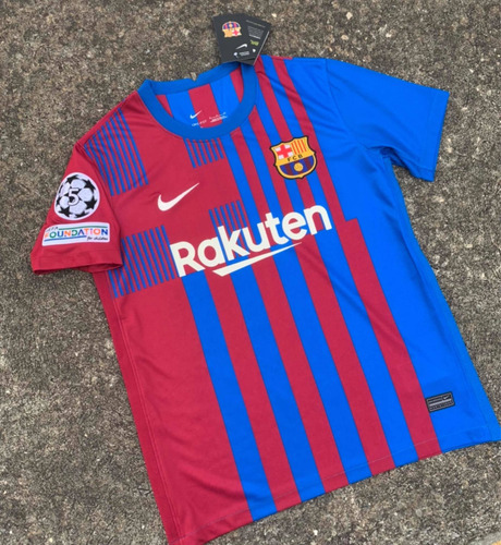Camiseta Local 21/22 Del Fc Barcelona Champions League Barca