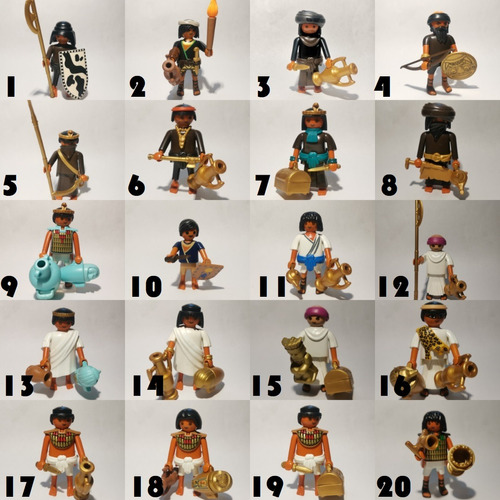 Playmobil Egipcios Egipto Guerreros Soldados Bandido Egipcio