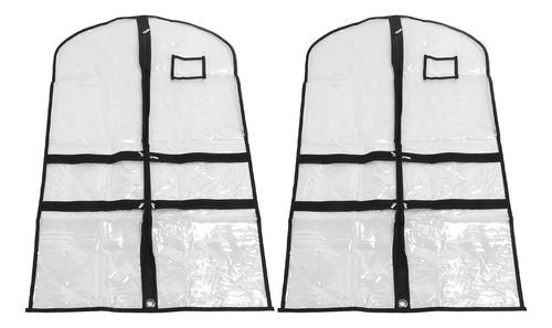 - Funda Antipolvo Para Ropa, 2 Bolsas Para Colgar Ropa