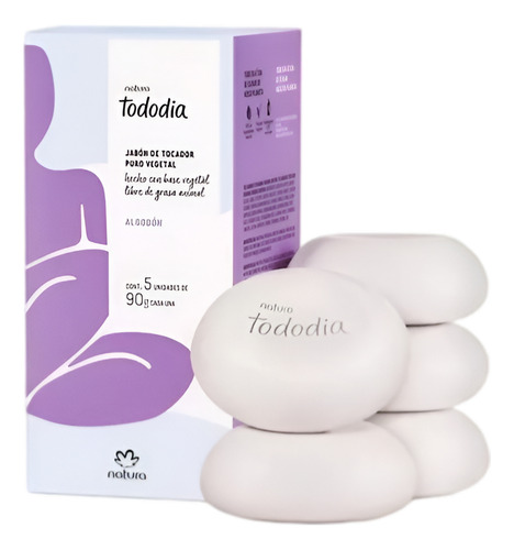 Kit Regalo Algodón Tododía Roll On + Crema P/manos + Jabon +