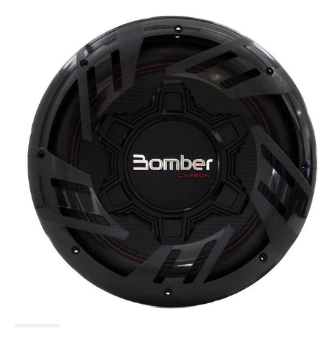 Subwoofer Bomber Carbon 12 Polegadas 500w Rms 4+4 Ohms