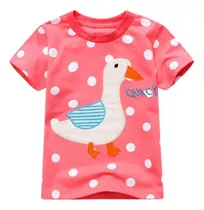 Comprar Poleras De Algodón Manga Corta Para Niñas Jump Kids