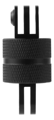 Base Pivote Giratorio Aluminio Compatible Gopro Sportcam Dji Negro