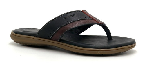 Sandalia Conters De Hombre Kn22-2068 Negro/vino.