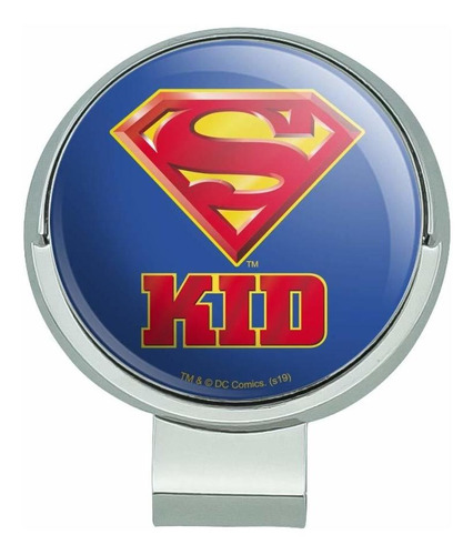 Graphics & More Superman Super Kid Shield Clip Para Sombrero