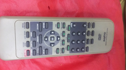 Controle Remoto Dvd Sanyo Original (Usado)