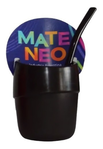 Mate +  Bombilla + Disco Autolimpiante Colores