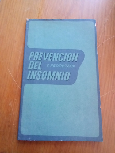 Prevencion Del Insomnio (Usado)
