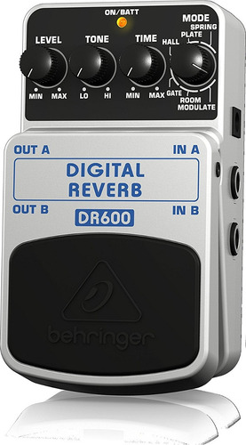 Imagem 4 de 5 de Pedal Behringer P/ Guitarra Digital Reverb Dr600 + Garantia!