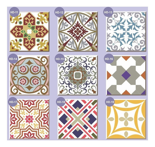 Kit C/50 Unid Adesivo Azulejo Português 15x15 Cm