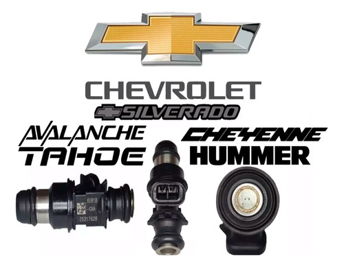 Inyector Gasolina Silverado Cheyenne Tahoe Avalanche Hummer 