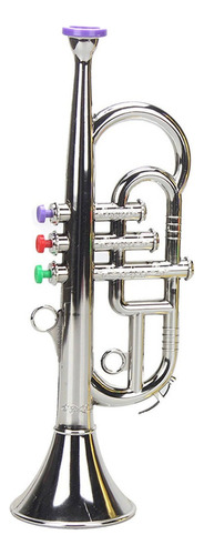 Mini Trompeta 3 Tonos Plata