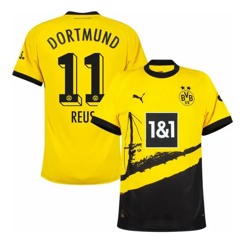 Camiseta Borussia Dortmund Titular Puma 2023 #11 Reus-adulto