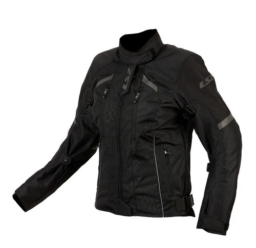 Imagen 1 de 10 de Campera Moto Cordura Mujer Ls2 Serra Evo Negro Protecciones