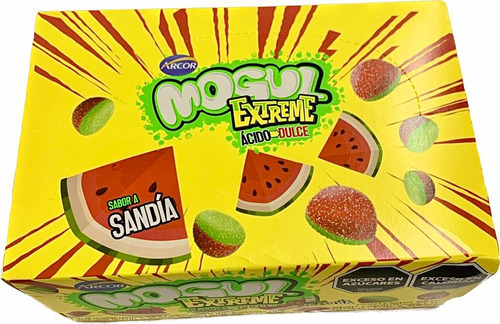 Gomitas Mogul Sandia Extreme Pack 10u +barata La Golosineria