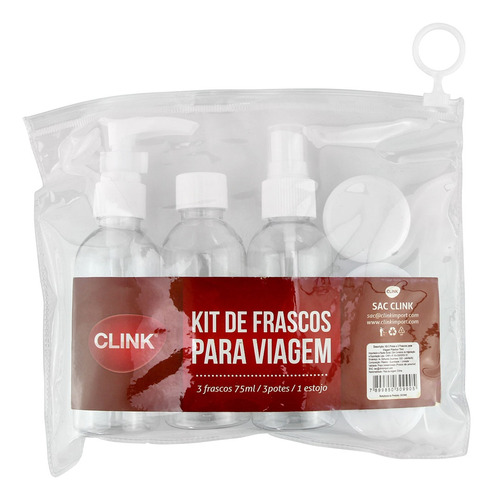 Kit Para Viagem  3 Frascos 75ml