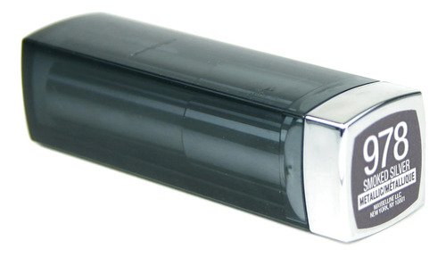Color Sensational Lapiz Labial Metallic 978 Smoked Silver