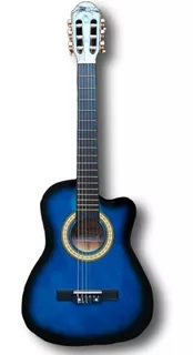 Guitarra Acústica Importada Para Niños Funda Colgador Uñas