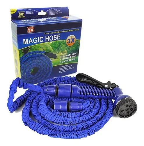 comprar Manguera Retractil Expandible 30mts + Pistola De Riego